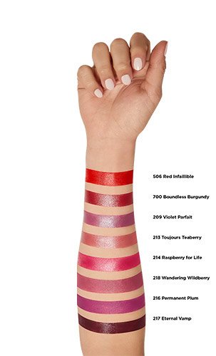 Lipstick 506 Red Ec1 Infaillible 24h Arm Swatch